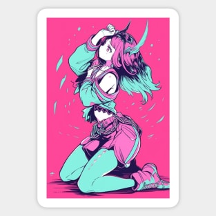 Demon Girl Sticker